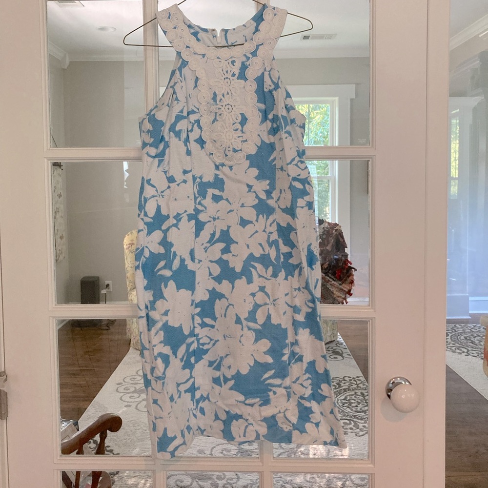 Sz 8 Sleeveless Shift Taylor Dress. Comfy/Casual.